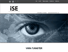 Tablet Screenshot of ise.nu
