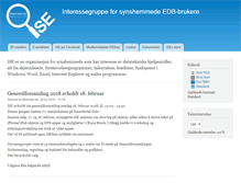 Tablet Screenshot of ise.no